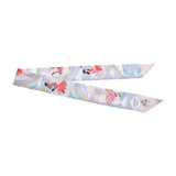 HERMES エルメス ツイリー  ピンク/グレー レディース シルク100％ スカーフ Aランク 中古 銀蔵