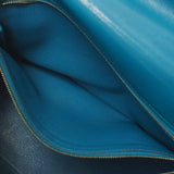 HERMES エルメス ケリー28 内縫い ブルーイズミール ゴールド金具 A刻印(2017年頃) レディース タデラクト 2WAYバッグ Bランク 中古 銀蔵