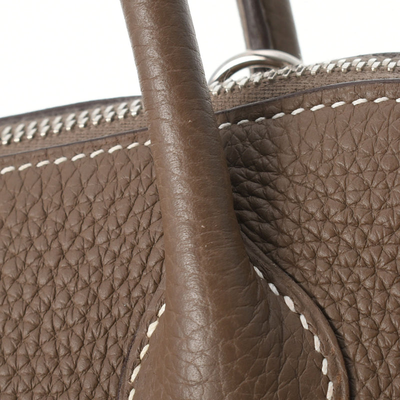 HERMES エルメス ボリード31  エトゥープ シルバー金具 A刻印(2017年頃) レディース トリヨンクレマンス ハンドバッグ Aランク 中古 銀蔵