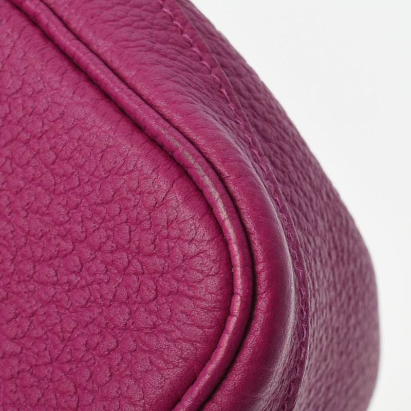 HERMES エルメス ガーデンパーティ PM ローズパープル シルバー金具 C刻印(2018年頃) レディース ネゴンダ ハンドバッグ Aランク 中古 銀蔵