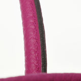 HERMES エルメス ガーデンパーティ PM ローズパープル シルバー金具 C刻印(2018年頃) レディース ネゴンダ ハンドバッグ Aランク 中古 銀蔵