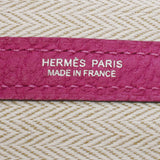 HERMES エルメス ガーデンパーティ PM ローズパープル シルバー金具 C刻印(2018年頃) レディース ネゴンダ ハンドバッグ Aランク 中古 銀蔵