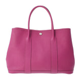 HERMES エルメス ガーデンパーティ PM ローズパープル シルバー金具 C刻印(2018年頃) レディース ネゴンダ ハンドバッグ Aランク 中古 銀蔵