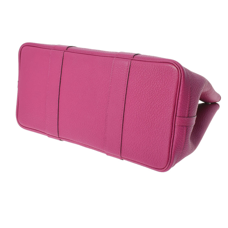 HERMES エルメス ガーデンパーティ PM ローズパープル シルバー金具 C刻印(2018年頃) レディース ネゴンダ ハンドバッグ Aランク 中古 銀蔵