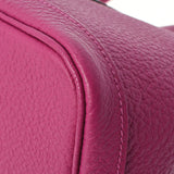 HERMES エルメス ガーデンパーティ PM ローズパープル シルバー金具 C刻印(2018年頃) レディース ネゴンダ ハンドバッグ Aランク 中古 銀蔵