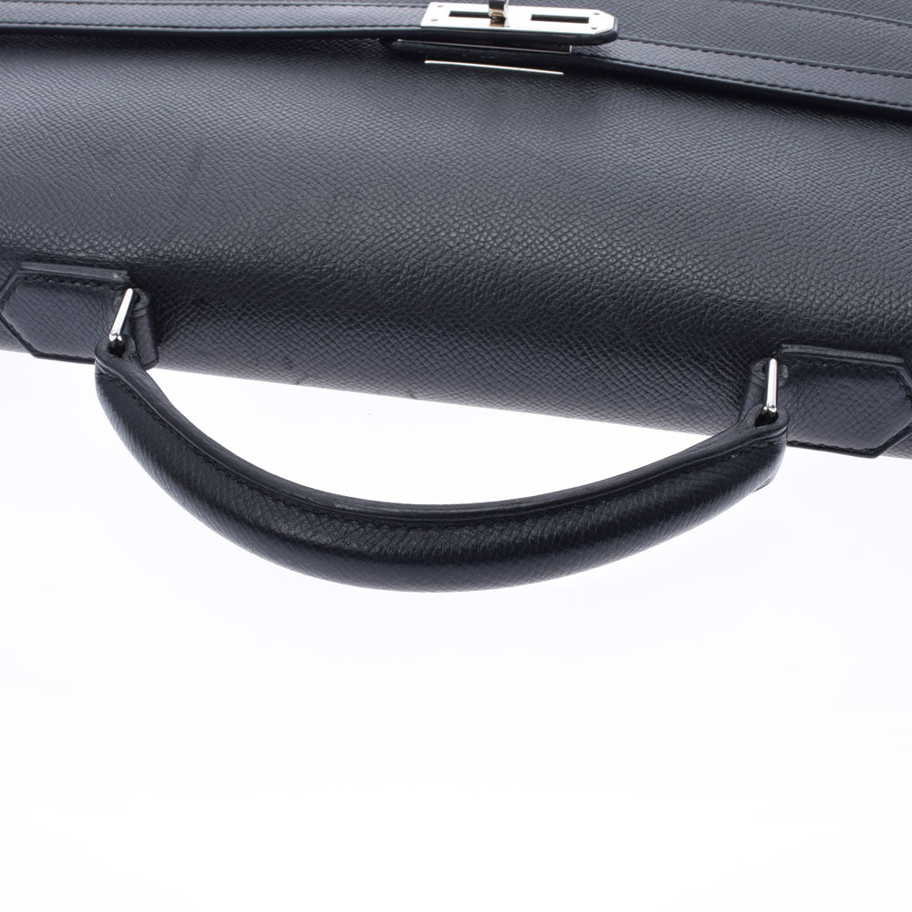 エルメスケリーデペッシュ38 黒 シルバー金具 □K刻印(2007年頃)刻印