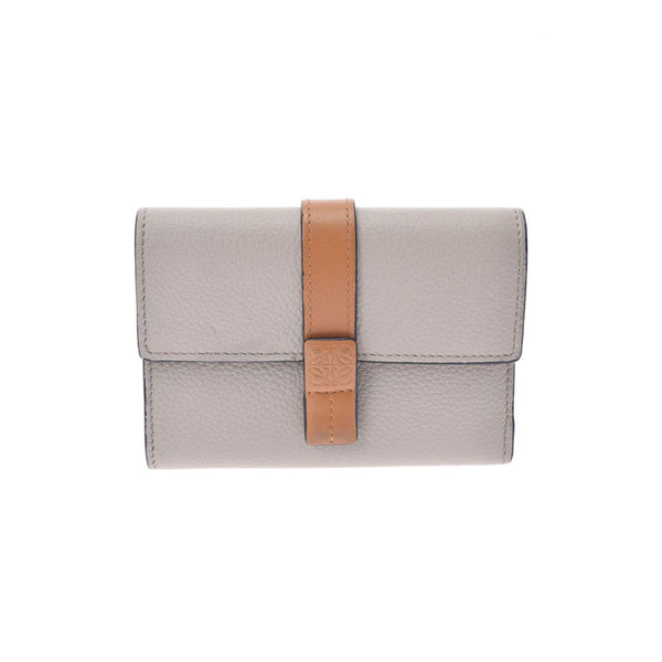 さらにお値下げ☆LOEWE バーティカルウォレット☆カーキ色☆長財布