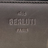 BERLUTI ベルルッティ リフト カリグラフィ グレー メンズ カーフ ビジネスバッグ ABランク 中古 銀蔵