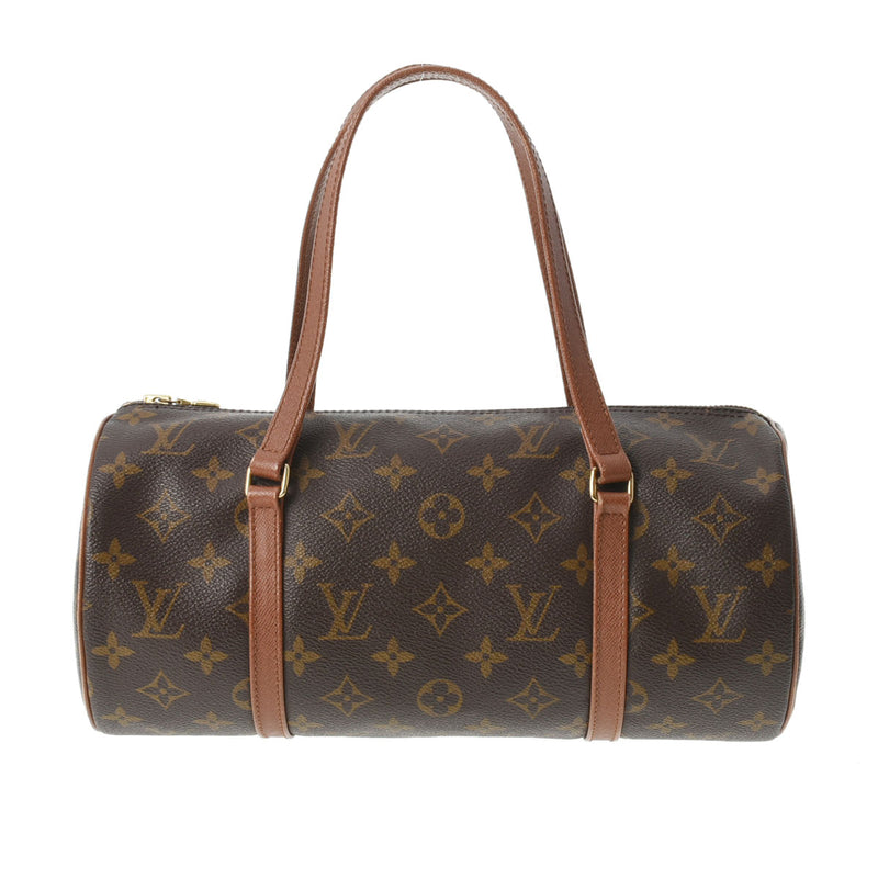 LOUIS VUITTON ルイヴィトン モノグラム パピヨン GM 旧型 ブラウン M51385 レディース モノグラムキャンバス ハンドバッグ Bランク 中古 銀蔵