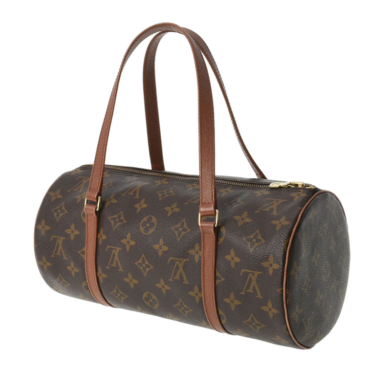 LOUIS VUITTON ルイヴィトン モノグラム パピヨン GM 旧型 ブラウン M51385 レディース モノグラムキャンバス ハンドバッグ Bランク 中古 銀蔵