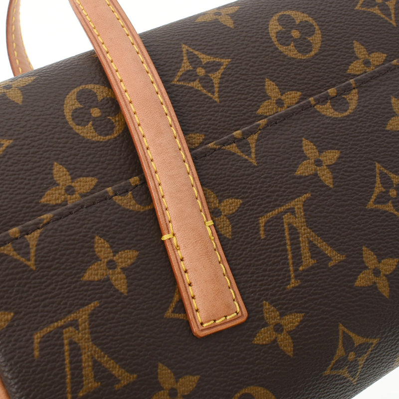 LOUIS VUITTON ルイヴィトン モノグラム ソナチネ ブラウン M51902 レディース モノグラムキャンバス ハンドバッグ ABランク 中古 銀蔵