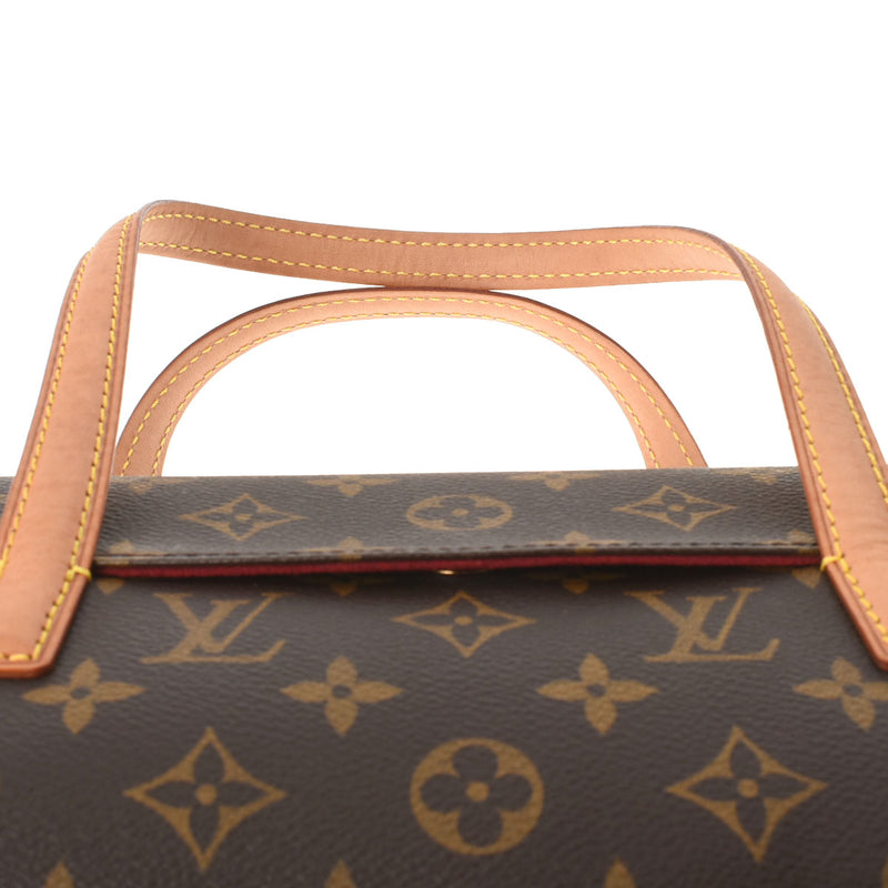 LOUIS VUITTON ルイヴィトン モノグラム ソナチネ ブラウン M51902 レディース モノグラムキャンバス ハンドバッグ ABランク 中古 銀蔵