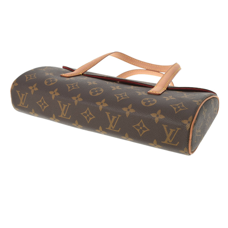 LOUIS VUITTON ルイヴィトン モノグラム ソナチネ ブラウン M51902 レディース モノグラムキャンバス ハンドバッグ ABランク 中古 銀蔵