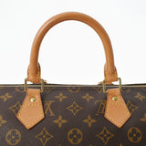 LOUIS VUITTON ルイヴィトン モノグラム スピーディ35 ブラウン M41524 ユニセックス モノグラムキャンバス ハンドバッグ Bランク 中古 銀蔵