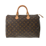 LOUIS VUITTON ルイヴィトン モノグラム スピーディ35 ブラウン M41524 ユニセックス モノグラムキャンバス ハンドバッグ Bランク 中古 銀蔵