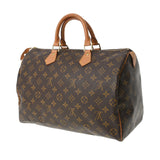 LOUIS VUITTON ルイヴィトン モノグラム スピーディ35 ブラウン M41524 ユニセックス モノグラムキャンバス ハンドバッグ Bランク 中古 銀蔵