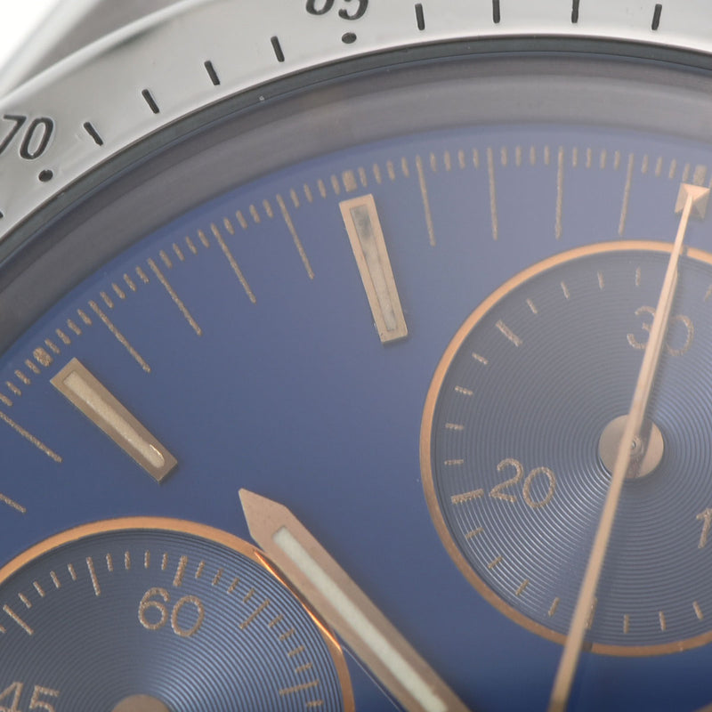OMEGA オメガ スピードマスター 日本限定 3511.81 メンズ SS 腕時計 自動巻き ブルー文字盤 Aランク 中古 銀蔵