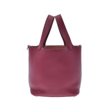 HERMES エルメス ピコタンロックPM ルビー パラジウム金具 レディース トリヨンクレマンス ハンドバッグ ABランク 中古 銀蔵