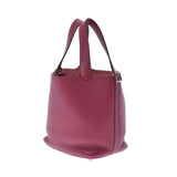 HERMES エルメス ピコタンロックPM ルビー パラジウム金具 レディース トリヨンクレマンス ハンドバッグ ABランク 中古 銀蔵