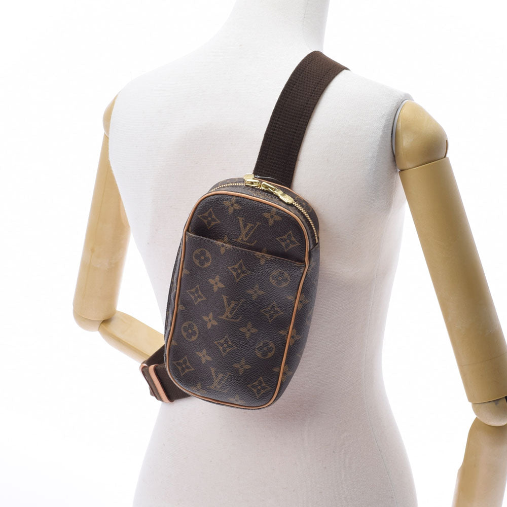 LOUIS VUITTON ルイヴィトン モノグラム ポシェットガンジュ ブラウン M51870 ユニセックス モノグラムキャンバス ボディバッグ  ABランク 中古 - Cacaus