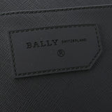 BALLY バリー SKILL クロスボディ 黒/ストライプ メンズ PVC ショルダーバッグ Aランク 中古 銀蔵