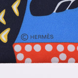 HERMES エルメス ツイリー 新タグ FANTAISIE D'ETRIERS マルチカラー レディース シルク100％ スカーフ 未使用 銀蔵