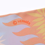HERMES エルメス LE CHARME D'ORPHEE ツイリー 新タグ ベージュ ブルー 063702S レディース シルク100％ スカーフ 未使用 銀蔵