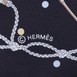HERMES エルメス ツイリー 新タグ ブラック レディース シルク100％ スカーフ 未使用 銀蔵