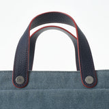 HERMES エルメス プティアッシュ トート ブルー レディース トワルオフィシエ シルク ハンドバッグ Aランク 中古 銀蔵