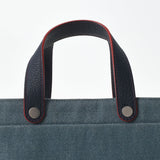 HERMES エルメス プティアッシュ トート ブルー レディース トワルオフィシエ シルク ハンドバッグ Aランク 中古 銀蔵