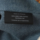 HERMES エルメス プティアッシュ トート ブルー レディース トワルオフィシエ シルク ハンドバッグ Aランク 中古 銀蔵