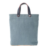 HERMES エルメス プティアッシュ トート ブルー レディース トワルオフィシエ シルク ハンドバッグ Aランク 中古 銀蔵