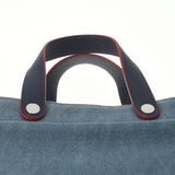 HERMES エルメス プティアッシュ トート ブルー レディース トワルオフィシエ シルク ハンドバッグ Aランク 中古 銀蔵