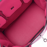 HERMES エルメス バーキン30 ローズショッキング シルバー金具 Y刻印(2020年頃) レディース ジョナサン ハンドバッグ Aランク 中古 銀蔵