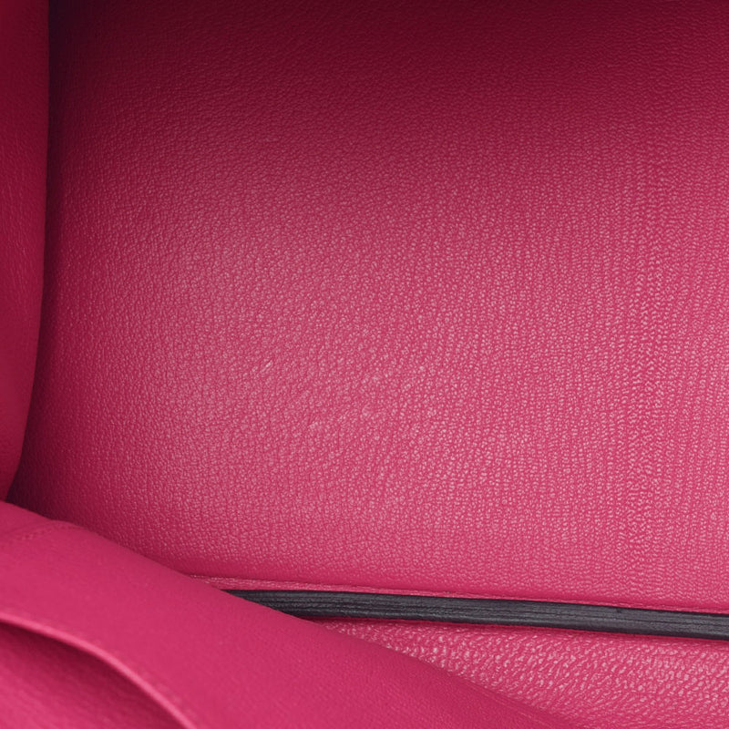 HERMES エルメス バーキン30 ローズショッキング シルバー金具 Y刻印(2020年頃) レディース ジョナサン ハンドバッグ Aランク 中古 銀蔵