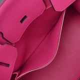 HERMES エルメス バーキン30 ローズショッキング シルバー金具 Y刻印(2020年頃) レディース ジョナサン ハンドバッグ Aランク 中古 銀蔵