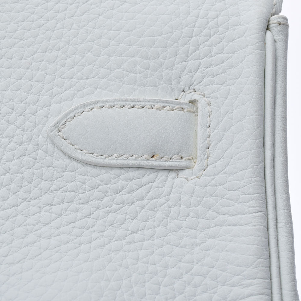 エルメスバーキンクラブ 35 白 パラジウム金具 □P刻印(2012年頃