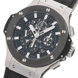 HUBLOT ウブロ ビックバンアエロバン 311.SM.1170.GR メンズ SS/ラバー 腕時計 自動巻き ブラック文字盤 Aランク 中古 銀蔵