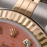 ROLEX ロレックス デイトジャスト 10Pダイヤ 79173OPG レディース SS/YG 腕時計 自動巻き ピンクオパール文字盤 Aランク 中古 銀蔵