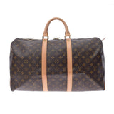 LOUIS VUITTON ルイヴィトン モノグラム キーポル50 ブラウン M41426 ユニセックス モノグラムキャンバス ボストンバッグ Aランク 中古 銀蔵