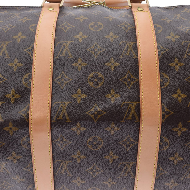 LOUIS VUITTON ルイヴィトン モノグラム キーポル50 ブラウン M41426 ユニセックス モノグラムキャンバス ボストンバッグ Aランク 中古 銀蔵