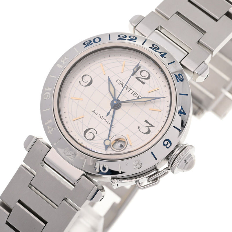 カルティエパシャC メリディアンGMT ボーイズ 腕時計 W31029M7 CARTIER ...