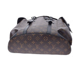 LOUIS VUITTON ルイヴィトン モノグラム マカサー クリストファー MM ブラウン M43735 メンズ モノグラムマカサー リュック・デイパック Aランク 中古 銀蔵