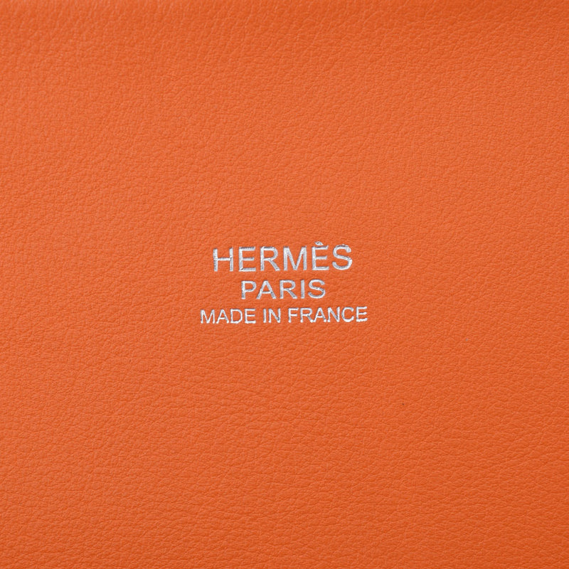 HERMES エルメス ボリード 1923 30 オレンジ パラジウム金具 □K刻印(2007年頃) レディース スイフト ハンドバッグ Aランク 中古 銀蔵