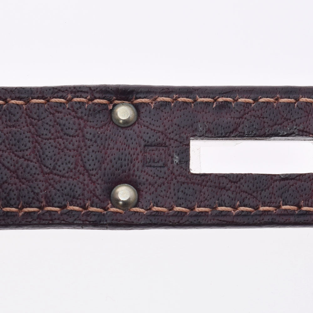 エルメス ハンドバッグ/ケリー50/□E刻印/トゴ/アマゾニア/ブラウン エルメスケリー50 ハバナ パラジウム金具 □D刻印(2000年頃)刻印