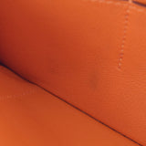 HERMES エルメス ドゴン GM オレンジ パラジウム金具 X刻印(2016年頃) レディース スイフト 長財布 Bランク 中古 銀蔵