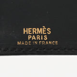 HERMES エルメス ソミュールディアンヌ カデナ 6連 ブラック ゴールド金具 ○X刻印(1994年頃) レディース ボックスカーフ キーケース Bランク 中古 銀蔵