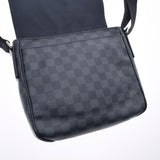 LOUIS VUITTON ルイヴィトン ダミエ グラフィット ディストリクト PM  黒/グレー N41260 メンズ ダミエグラフィットキャンバス ショルダーバッグ ABランク 中古 銀蔵