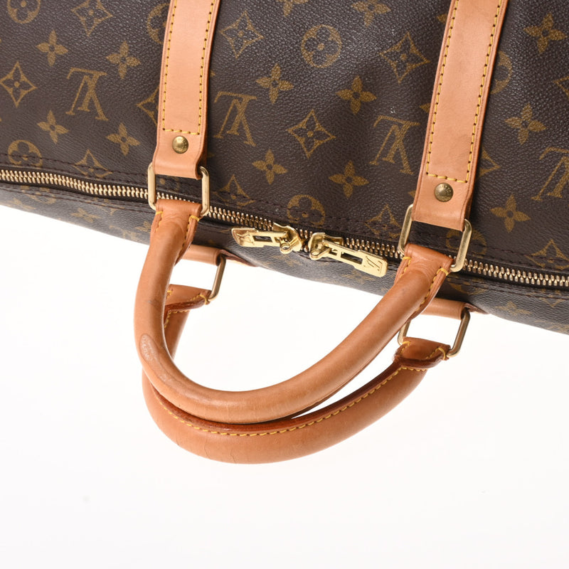 LOUIS VUITTON ルイヴィトン モノグラム キーポルバンドリエール 50 ブラウン M41416 ユニセックス モノグラムキャンバス ボストンバッグ Bランク 中古 銀蔵