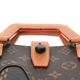 LOUIS VUITTON ルイヴィトン ダミエ ジャイアント NIGOコラボ ミニトート ブラウン マットブラック金具 N40355 メンズ ダミエキャンバス ハンドバッグ ABランク 中古 銀蔵